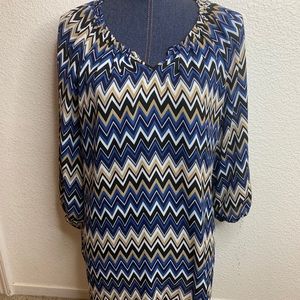 Dress Barn Chevron Tunic